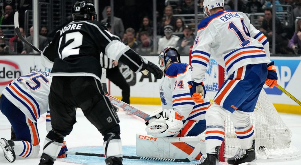 Why Kings’ overtime winner vs. Oilers counted after review for high stick