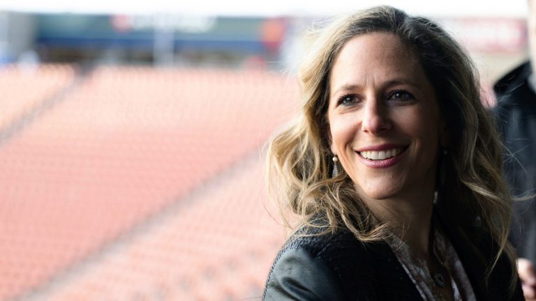 National Women's Soccer League Commissioner Jessica Berman. (Ryan Sun/The Deseret News via AP)