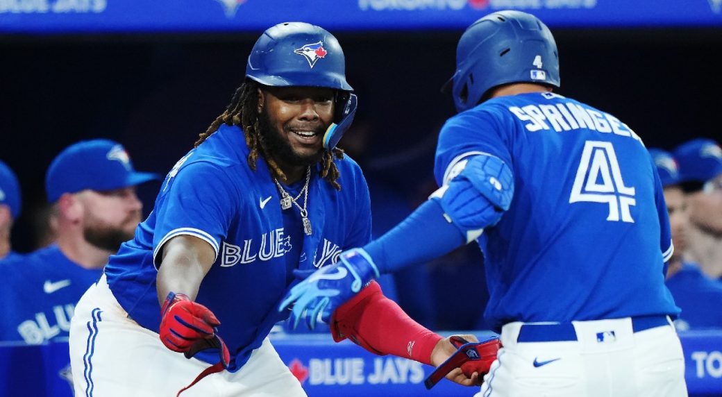 New outfield, same offence: Blue Jays execute familiar onslaught in home opener