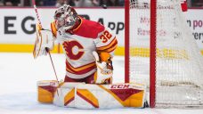 Flames&#8217; Dustin Wolf lives out dream, wins road game against hometown team