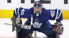 Maple Leafs play University of Toronto G Alexander for final 1:10 vs. Habs