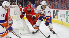 Hurricanes hold on to beat Islanders to open Stanley Cup Playoffs