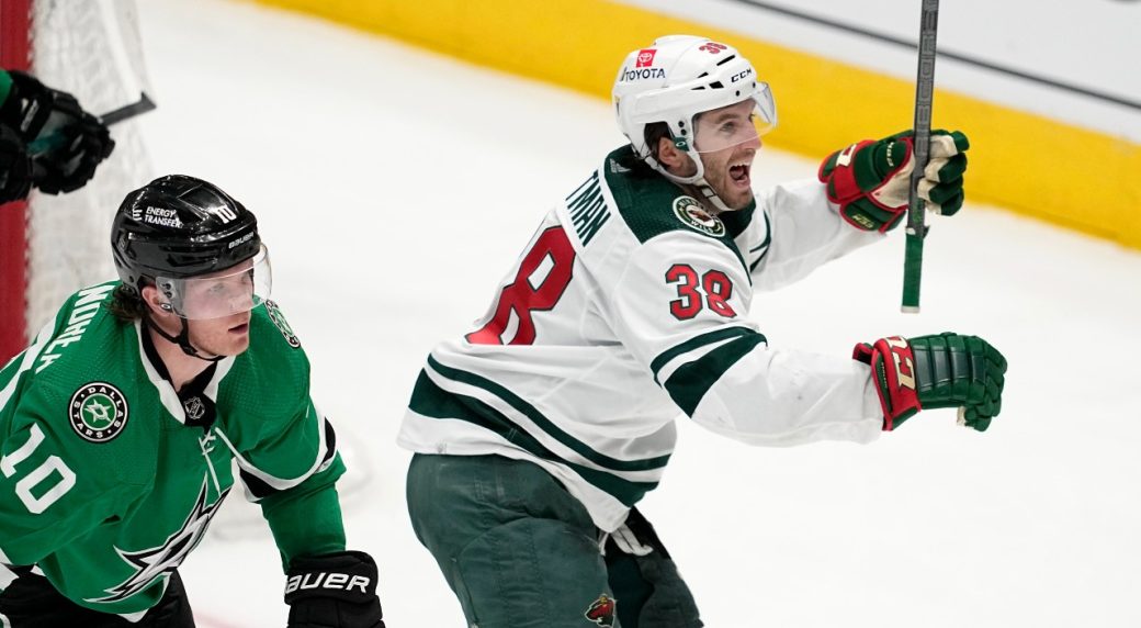 Playoff Takeaways: Ailing Hartman shows heart with double-OT winner for Wild