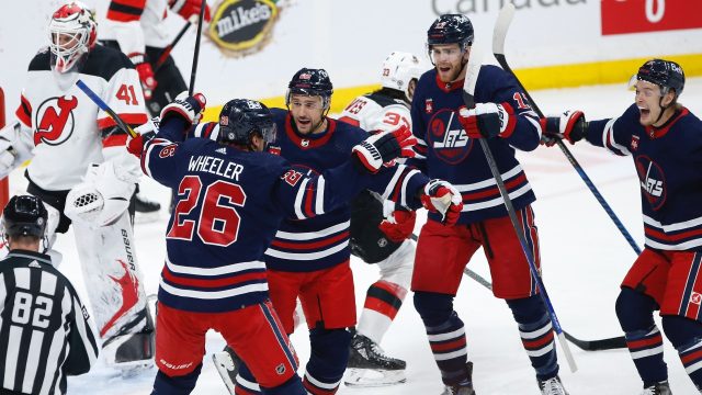 Winnipeg Jets' on Pride Night warmup jersey: 'We're going to wear it