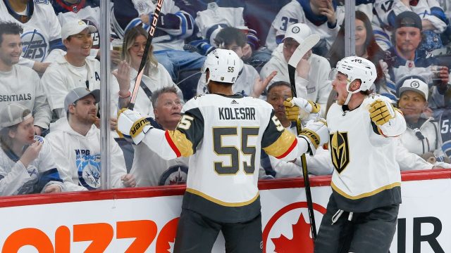 Jets' Mark Scheifele exits Game 4 loss to Golden Knights with upper-body  injury - The Athletic