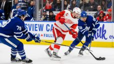 Larkin&#8217;s hat trick leads Red Wings past shorthanded Maple Leafs