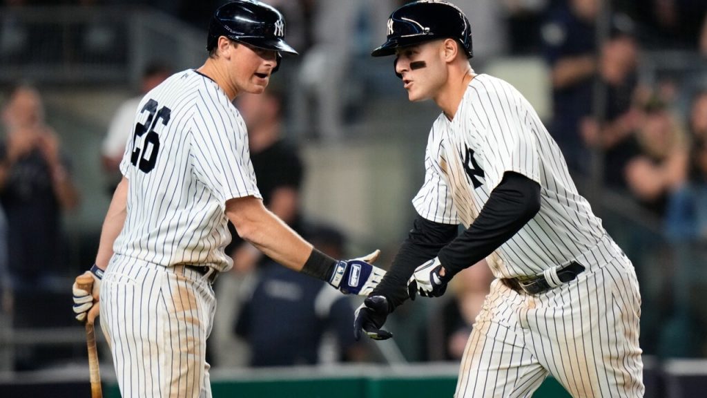 Aaron Judge hits his 51st home run of the season, a 3-run bomb to