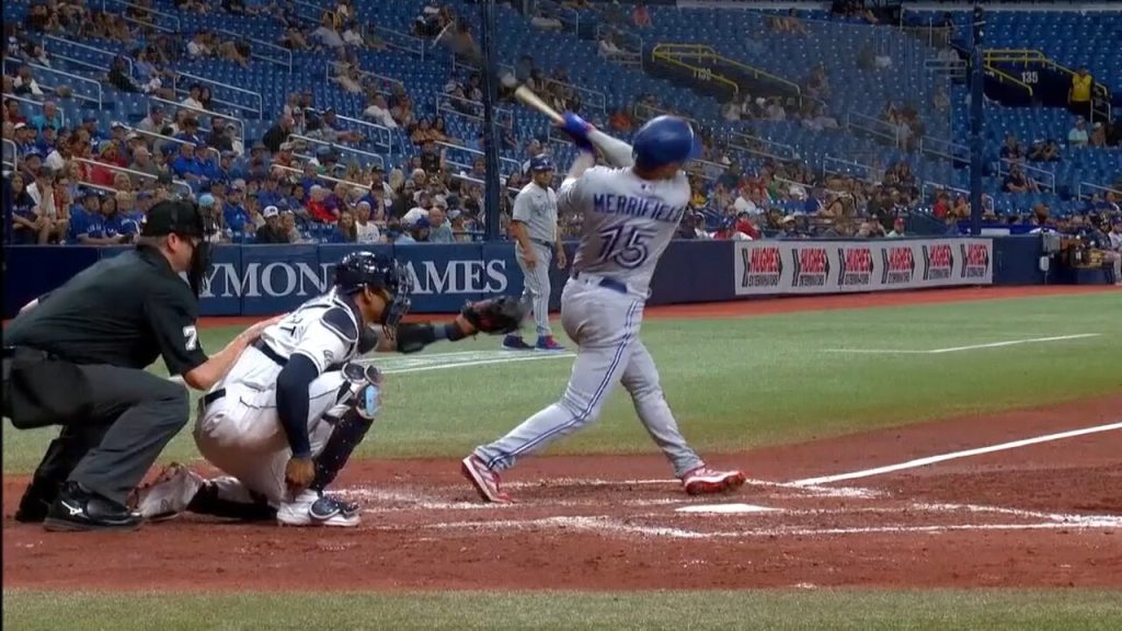 Toronto Blue Jays George Springer GIF - Toronto Blue Jays George Springer Whit  Merrifield - Discover & Share GIFs