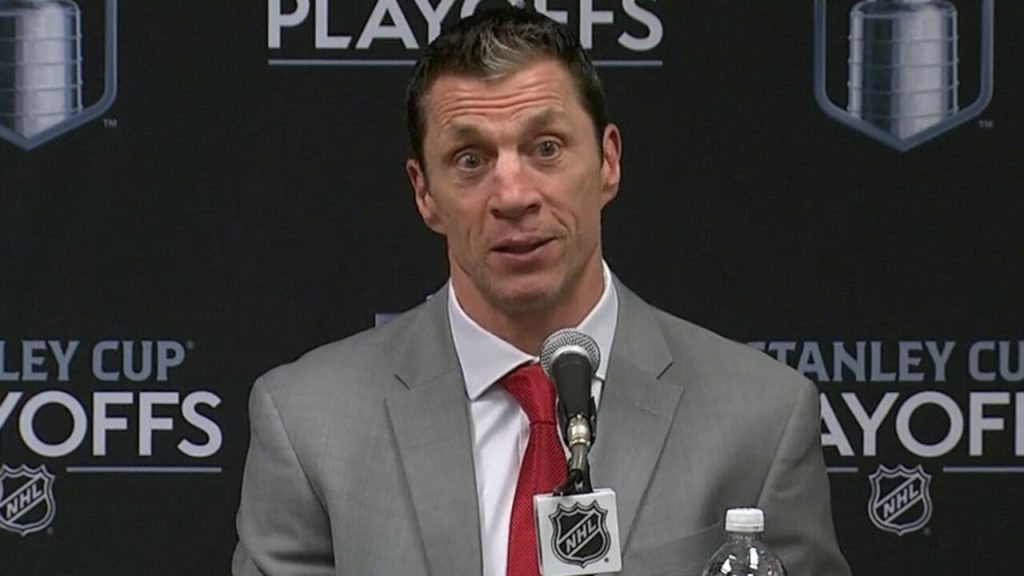 Rod Brind'Amour speaks after Hurricanes are swept out of playoffs