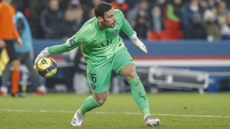 Sergio RICO (GK) of PSG in action during the French championship soccer, Ligue 1 Uber Eats, between Paris Saint Germain and FC Nantes at Parc des Princes Stadium -Paris- fRANCE, on November 20. He has been hospitalized with a head injury after a horse-riding accident in Spain. Photo By Loic Baratoux/ABACAPRESS