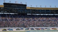 Aric Almirola rallies past Larson for surprising Xfinity win at Sonoma