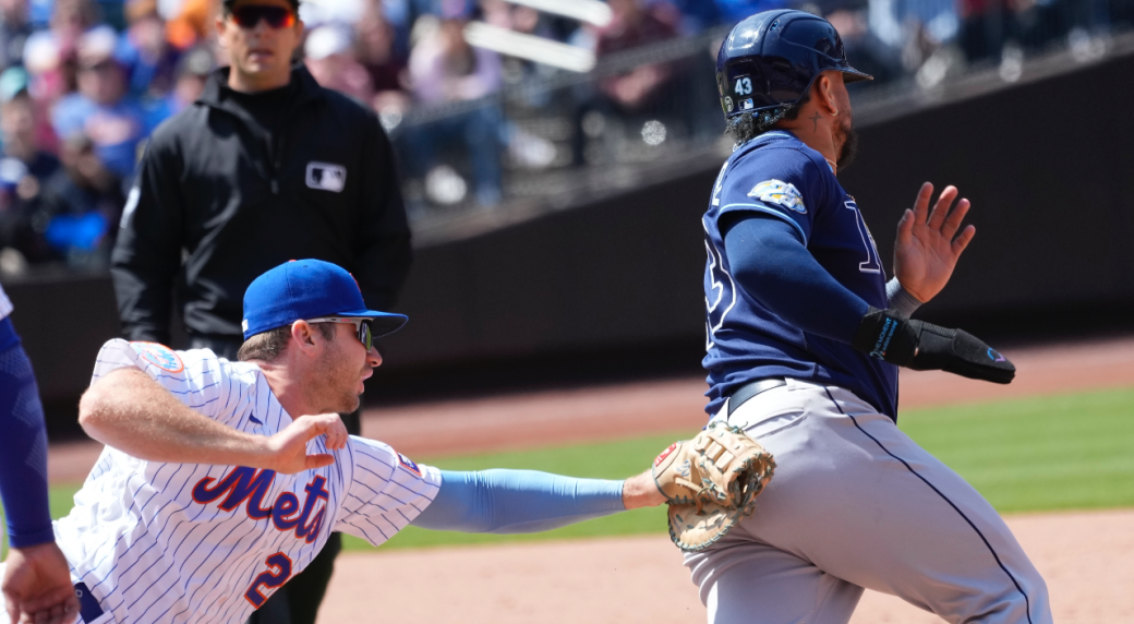 New York Mets rookie first baseman Pete Alonso, who is 3rd in the