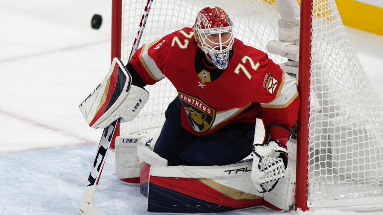 Florida Panthers goaltender Sergei Bobrovsky. (Lynne Sladky/AP)