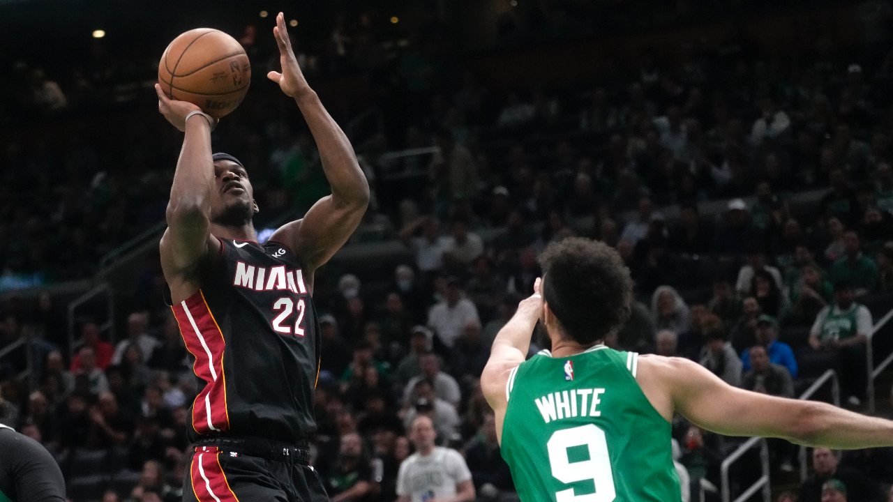 With Jimmy Butler ailing, Heat are saved by a shot from a former Boston  player - The Athletic