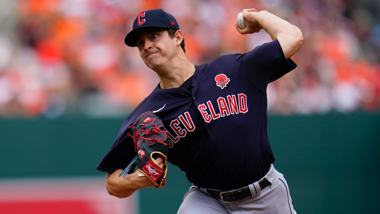 Logan Allen allowed three hits in seven outstanding innings, and the Cleveland Guardians broke through for four runs in the seventh on their way to a 5-0 victory over the Baltimore Orioles on Monday.