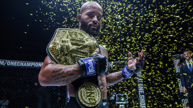 Demetrious 'Mighty Mouse' Johnson looks to defend his flyweight title in ONE Championship's American debut Friday, May 5. (Photo courtesy ONE Championship)