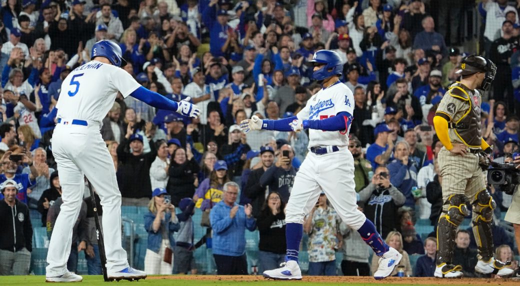 Mookie Betts and Freddie Freeman help Dodgers reclaim lead in win against  Rays, National Sports