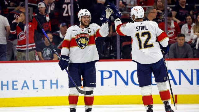 Florida Panthers forward Aleksander Barkov ruled out vs. Sharks