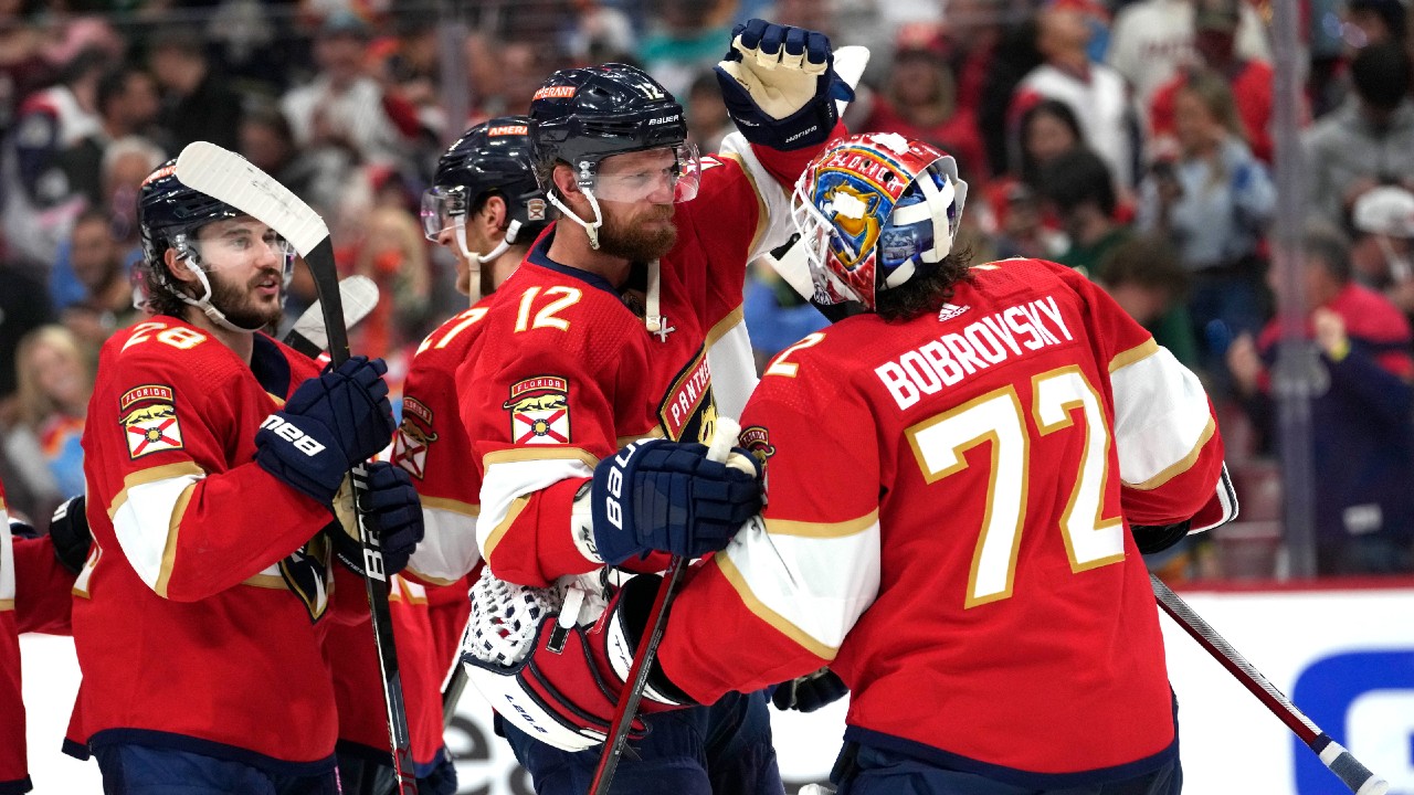 Panthers' win streak reaches 10 games with rout of Red Wings