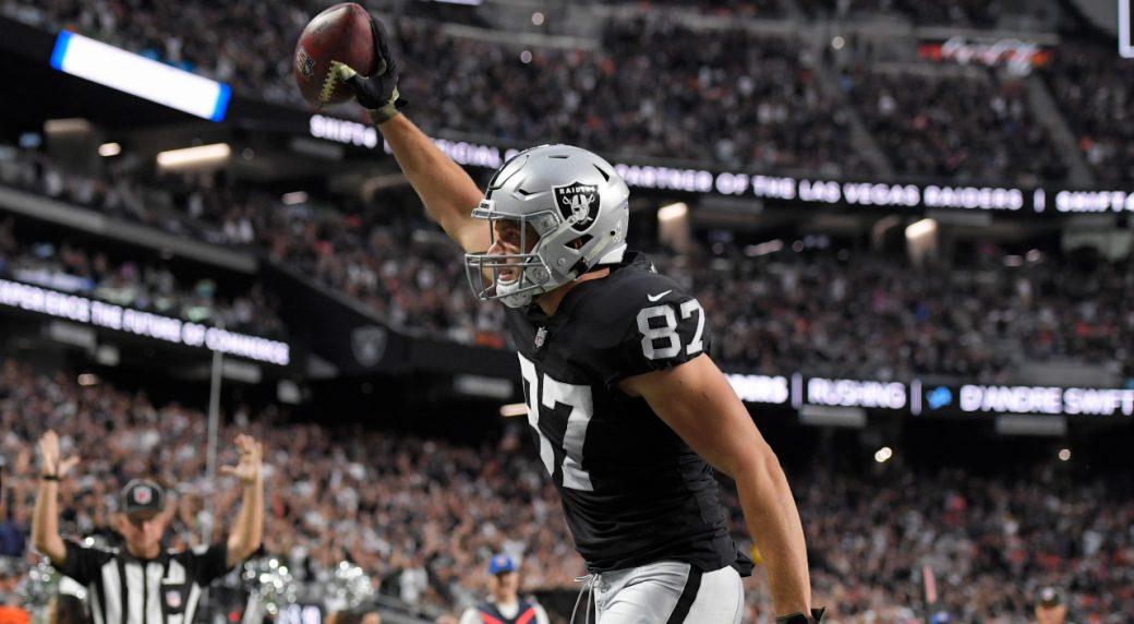 NFL rumors: Former Raiders TE Foster Moreau has offer from Saints after  cancer diagnosis