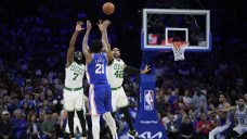 Harden hits clutch three in OT, leads 76ers past Celtics in Game 4