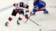 Devils&#8217; Meier exits Game 7 after big hit from Rangers&#8217; Trouba