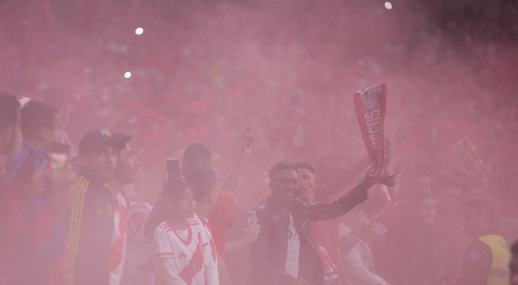 Ajax’s game abandoned after smoke bombs thrown onto pitch in Dutch soccer league