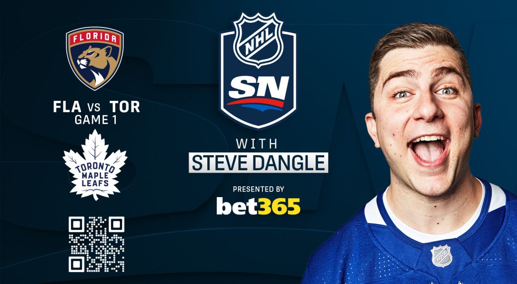 Steve-Dangle-Bet-365-Maple-Leafs-Panthers-Game-1