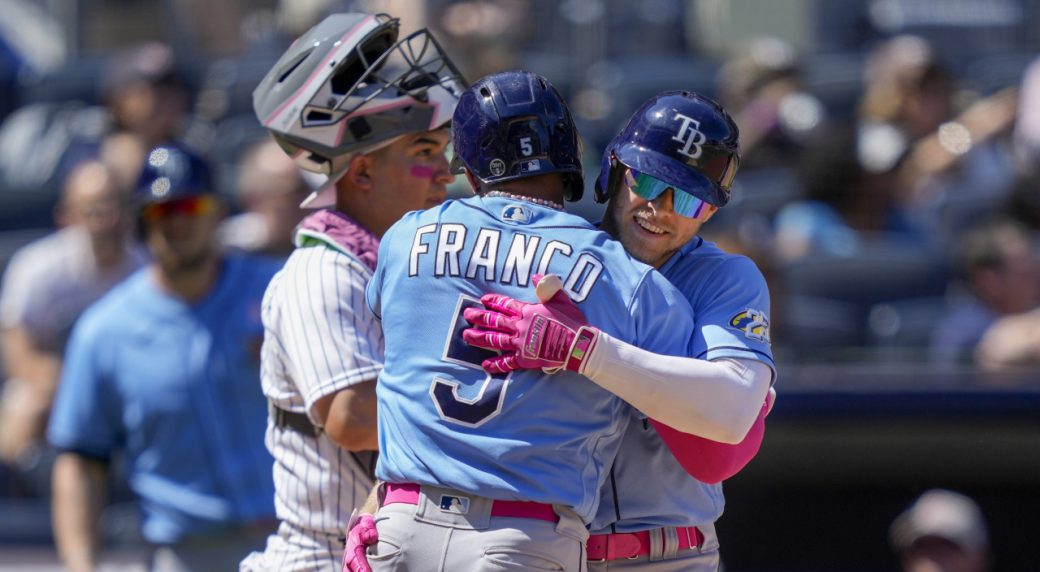 Major league-leading Rays hit 3 more homers, beat Brewers 8-4