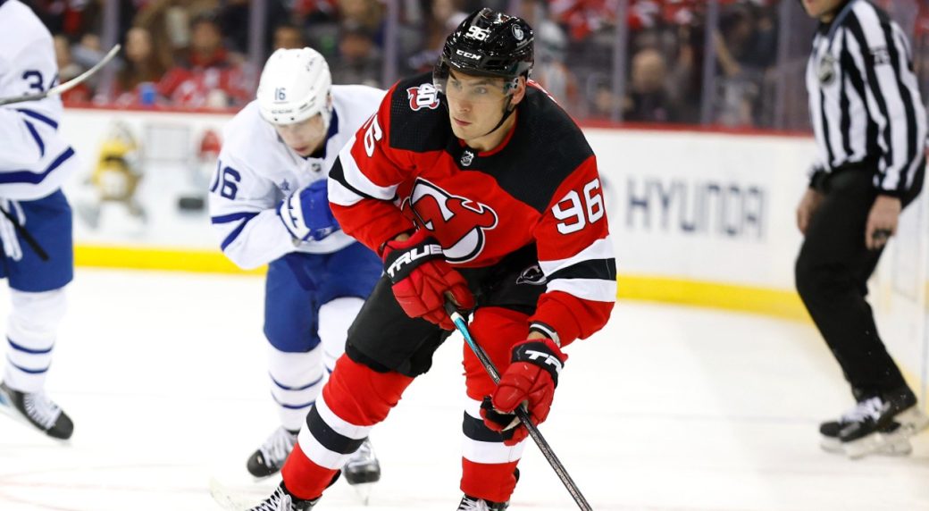 Devils’ Meier ruled out, Hurricanes’ Andersen to start in net for Game 1