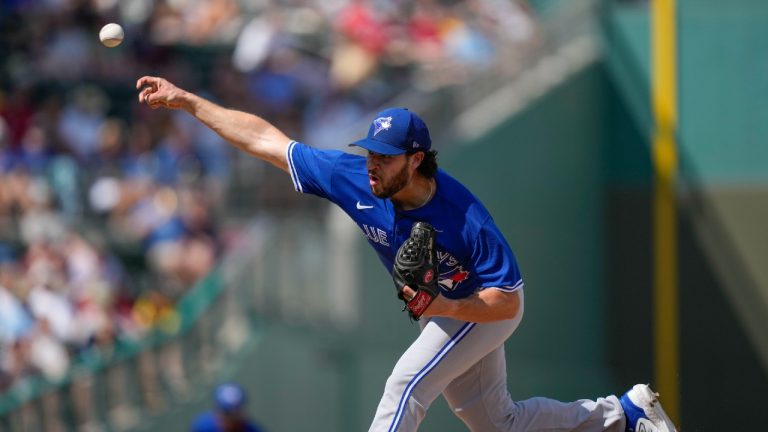 Toronto Blue Jays relief pitcher Thomas Hatch. (Gerald Herbert/AP)