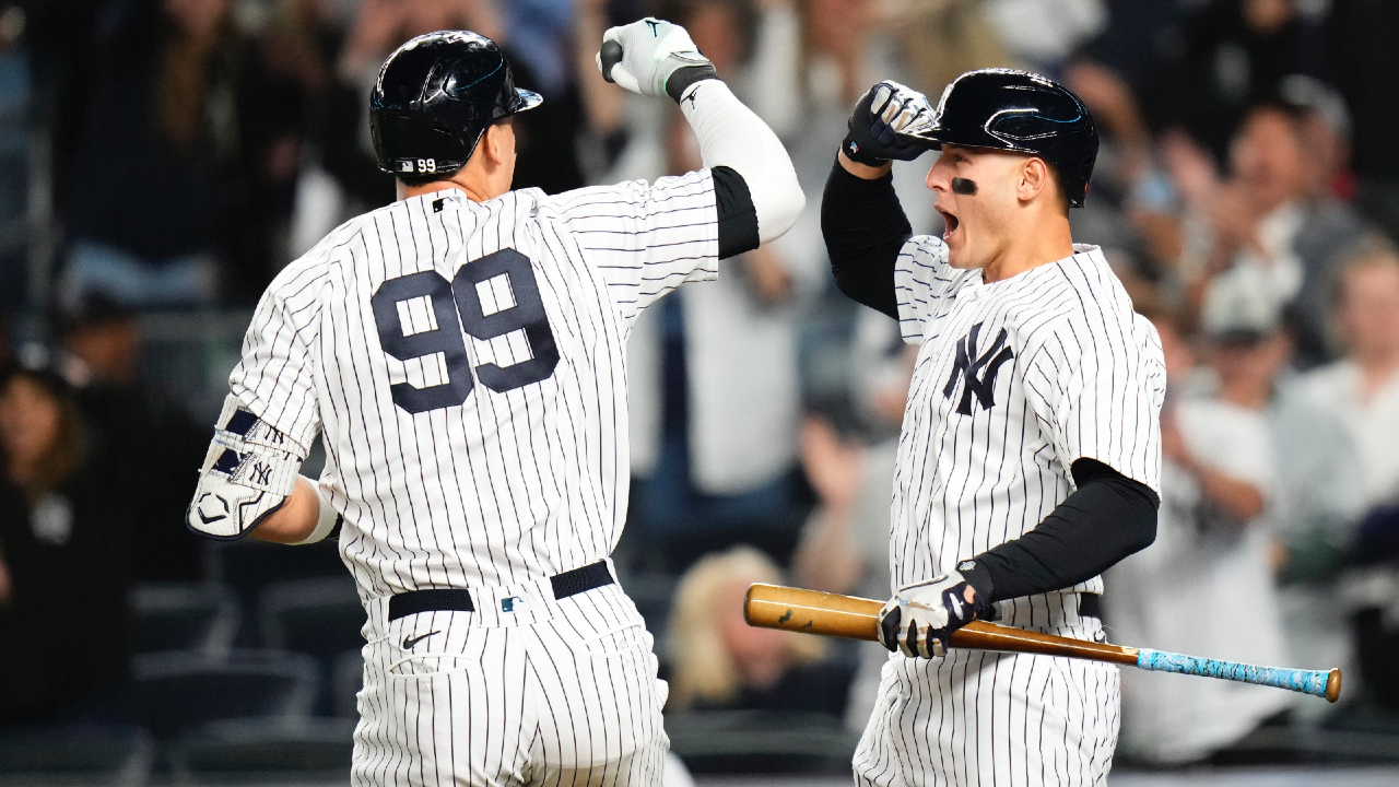 Judge hits tying HR in 9th, Volpe wins it in 10th as Yankees rally