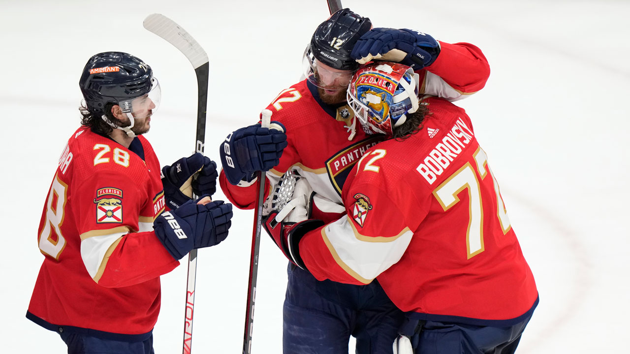 I love it here': New father Sergei Bobrovsky starts third season with  Panthers in great place mentally and physically