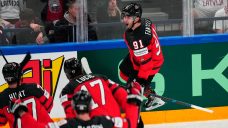 Canada edges Latvia, will face Germany in men&#8217;s world hockey championship final