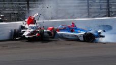 Wilson fractures vertebrae in crash with Legge in Indy 500 practice session