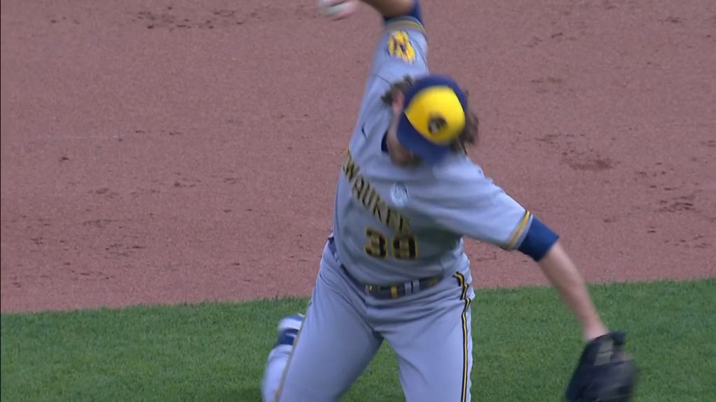Brewers' Burnes ejected from start against Reds