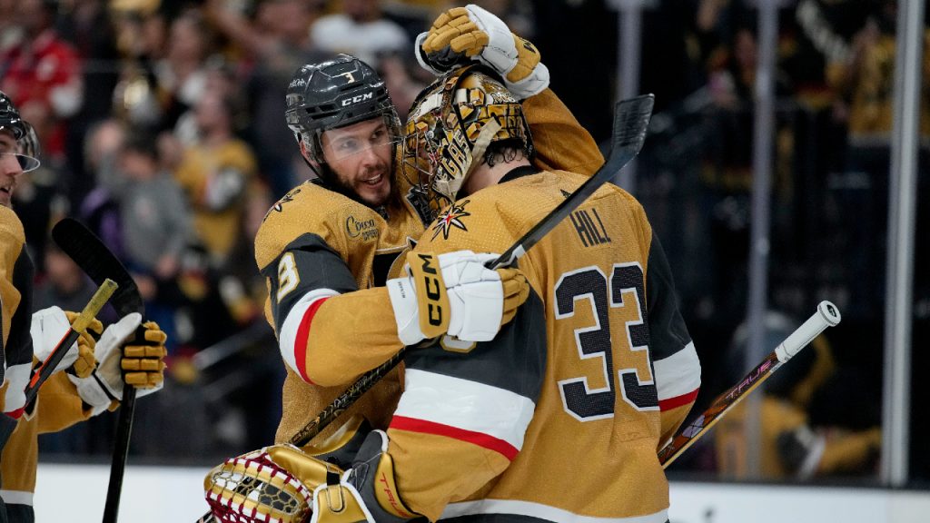 Golden Knights defeat New Jersey Devils in shootout behind Adin Hill, Golden  Knights