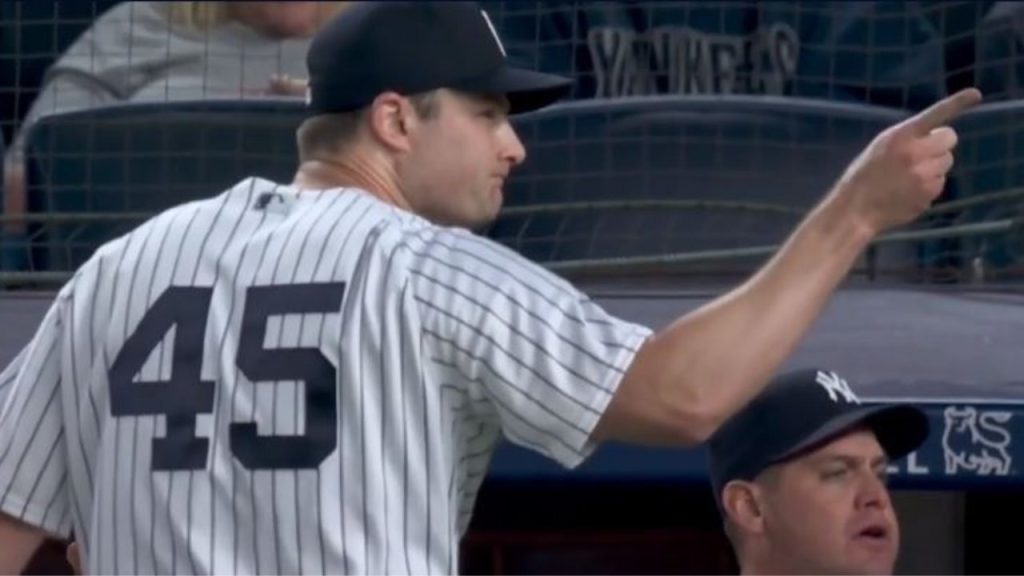 Gerrit Cole gave the Mariners dugout a stare down and a finger wag