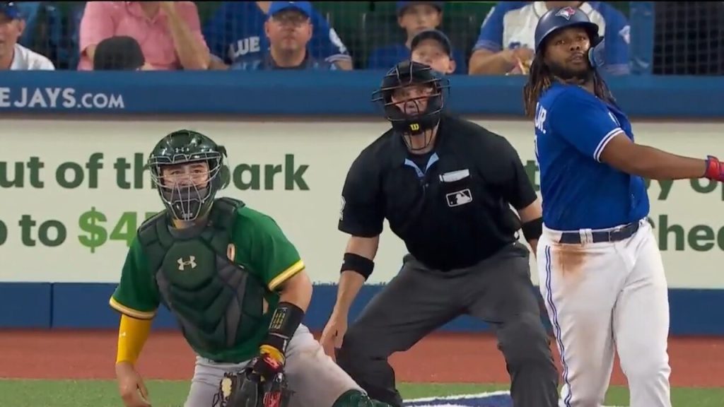 Vlad Guerrero Jr. passes his father's personal best of 44 homers