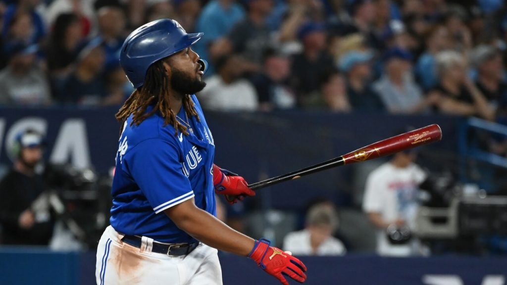 Vladdy Guerrero stamps hillside with his No. 27