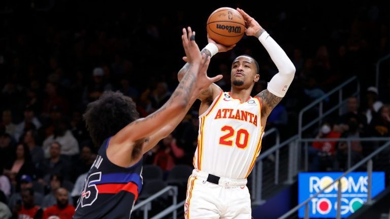 Atlanta Hawks forward John Collins. (Alex Slitz/AP)