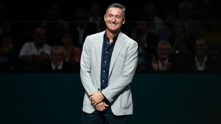 Andrea Gaudenzi ATP president during the Rolex Paris Masters, ATP Masters 1000 tennis tournament, on October 31, 2022 at Accor Arena in Paris, France. Photo by (ABACAPRESS.COM)