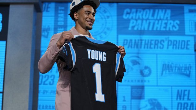 NFL Panthers Training Camp: Rookie Bryce Young arrives in Spartanburg