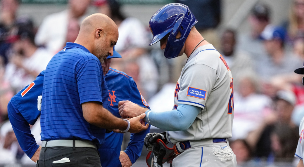 Mets slugger Pete Alonso returns to New York for tests on sore
