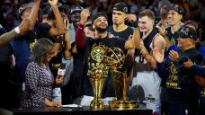 Emotional Jamal Murray serenaded by Nuggets crowd after Finals win