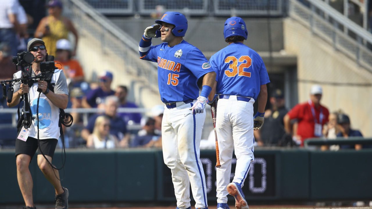 Florida sets College World Series record for runs with 24-4 win over LSU to  force deciding Game 3