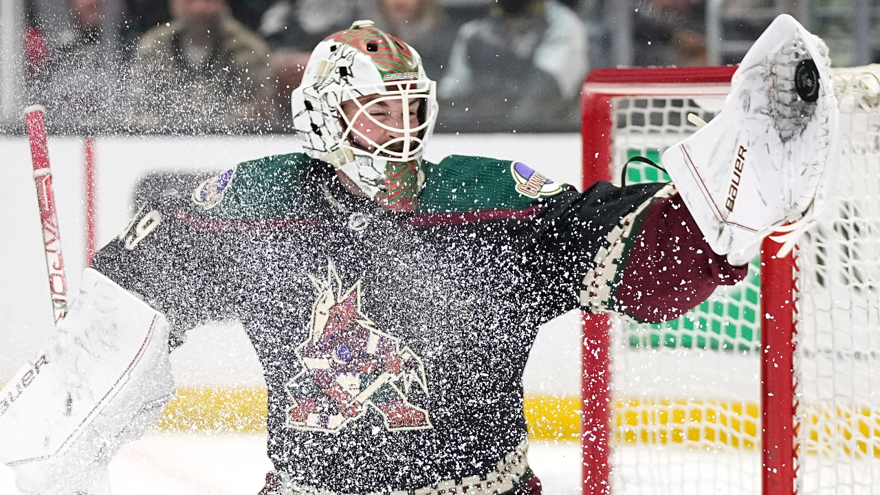 Connor Ingram's new mask with the Coyotes. : r/hockey