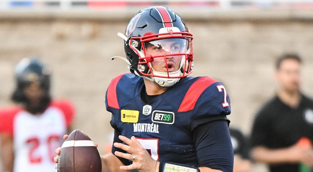 Injured Alouettes QB Fajardo listed as third-stringer, Evans to start vs.  Redblacks