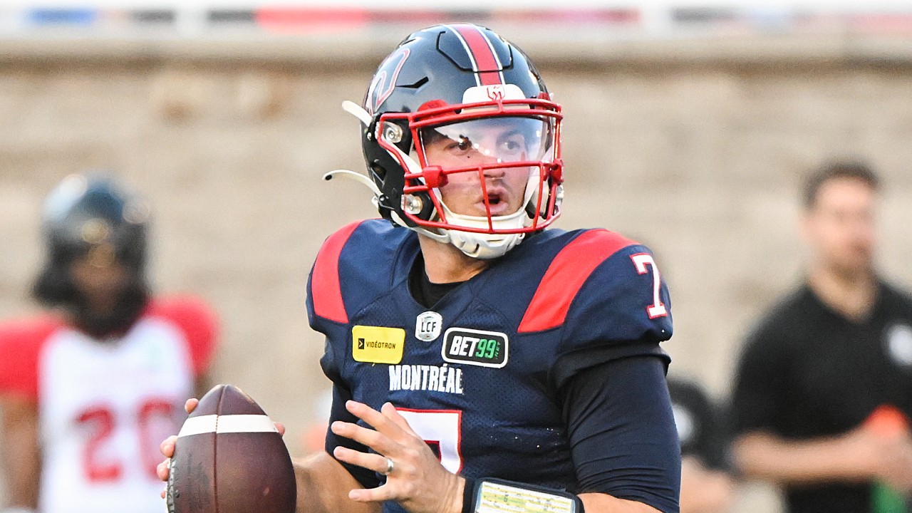 Injured Alouettes QB Fajardo listed as third-stringer, Evans to start vs.  Redblacks