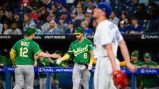 Blue Jays start key stretch with late letdown against league-worst A&#8217;s